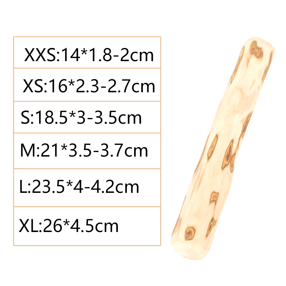 Dog Teeth Grinding Rod Wooden Chewing Toy Natural Coffee Wood Chewable Stick Bite-Resistant Pet Relieve Anxiety Toy Pet Supplies