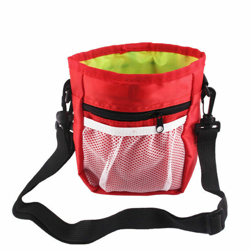 New Dog Training Treat Pouch Bag Pet Waist Bum Bags Belt Snack Treats Walking UK