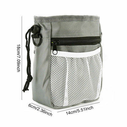 Dog Training Walking Pouch Treat Storage Bag Dispenser Obedience Snack Holder UK