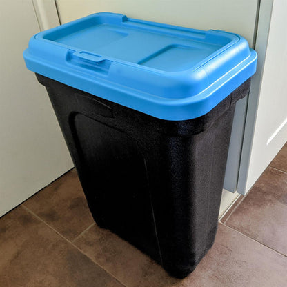 LARGE 15KG AIRTIGHT PET FOOD CONTAINER STORAGE BIN BOX CAT DOG BISCUIT DRY FEED