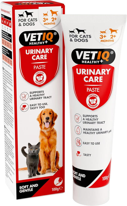 VETIQ Urinary Care Paste 100G Dog and Cat Urinary Supplement