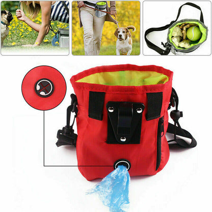 Dog Training Walking Pouch Treat Storage Bag Dispenser Obedience Snack Holder UK