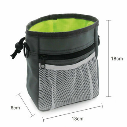 Dog Training Walking Pouch Treat Storage Bag Dispenser Obedience Snack Holder UK