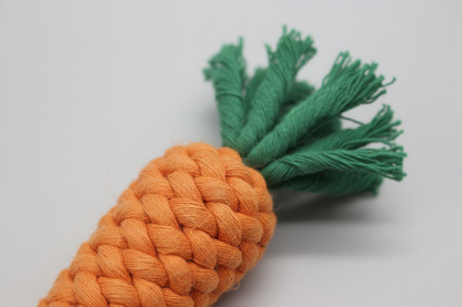 1Pc Pet Knot Toy for Dog and Cat Carrot Shape Dog Chew Toys Cotton Rope Toys for Indoor Dogs Cat Toys Dog Accessories