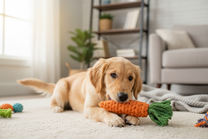 1Pc Pet Knot Toy for Dog and Cat Carrot Shape Dog Chew Toys Cotton Rope Toys for Indoor Dogs Cat Toys Dog Accessories